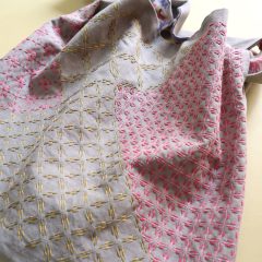 bolsa furoshiki en sashiko
